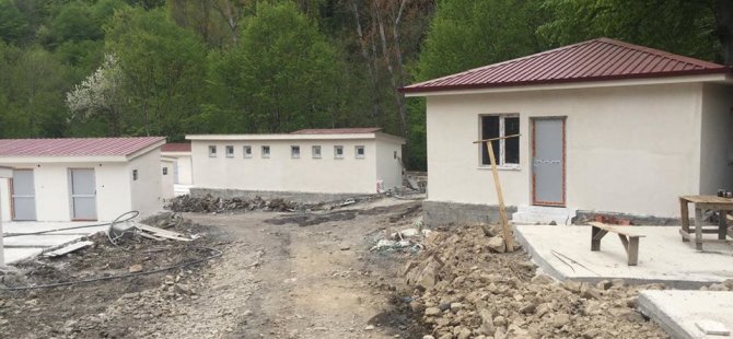 Geçici Hayvan Bakım Evi inşa ediliyor