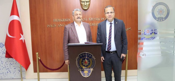 Başkan’dan Emniyet Müdürü’ne Hayırlı Olsun Ziyareti