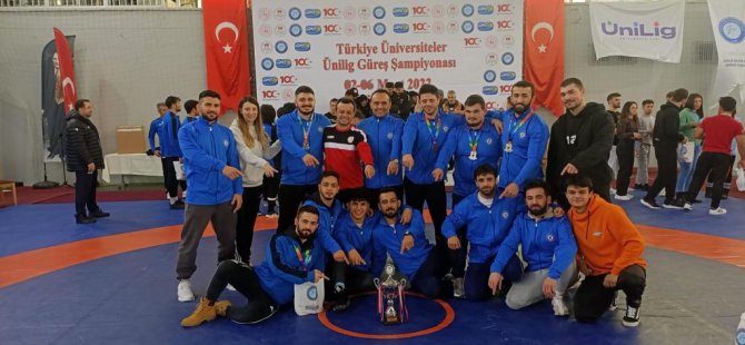 Güreş Takımı Türkiye Şampiyonu oldu