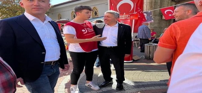 Başkan Kalaycı'dan CHP standına ziyaret