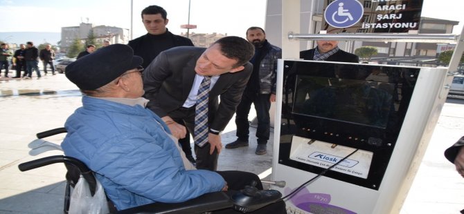 Safranbolu'da Engelli Şarj İstasyonları