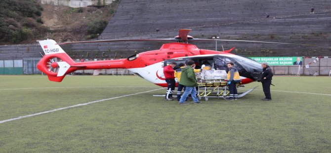 Ambulans Helikopter İki Günlük Bebek İçin Havalandı