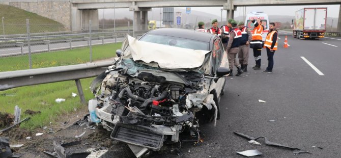 Anadolu Otoyolu'nda Trafik Kazası: 5 Yaralı