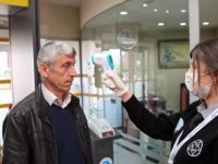 Belediyeden ateş ölçerli tedbir