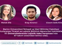 “Üniversitelerarası Lojistik Vaka Yarışması”nda birinci oldu