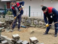 Hasar Gören Kaldırımlar Onarıldı