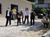 Başkan Yaşam Merkezi İnşaat Çalışmalarını Yerinde İnceledi