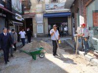 Lütfiye Caddesi’nde Üstyapı Çalışmaları Devam Ediyor