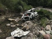 Uçuruma Yuvarlanan Otomobilin Sürücüsü Öldü
