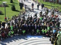 232 kilometrelik parkuru pedallayacaklar