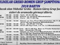 Yıldızlar Greko-Romen Grup Şampiyonası ilimizde düzenlenecek