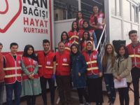 Üniversite öğrencilerinden Zeytin Dalı Harekatı için kan bağışı desteği