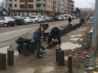 Arka Sokak’ta kaldırım çalışması