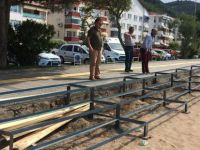 İnkumu’nda Beach Voley hazırlıkları tamamlandı