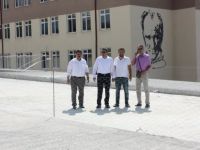 İl Başkanı Kalaycı, türbe yolu köprülü kavşak çalışmalarını inceledi