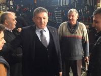 AK Parti heyeti sanayi esnafını gezdi