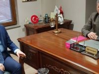 Vali Güner’den İl Başkanı Kalaycı’ya başsağlığı ziyareti