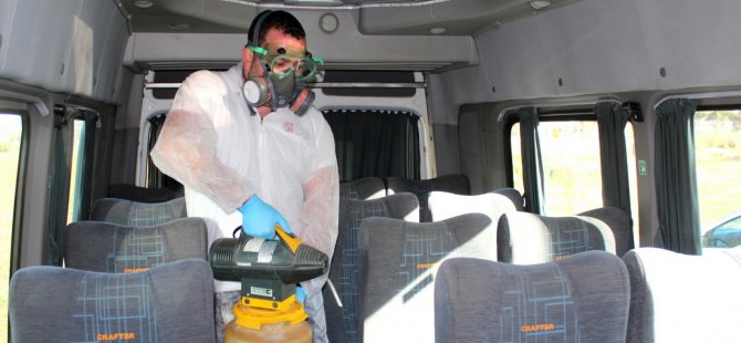 Okul servis araçları sürekli dezenfekte edilecek