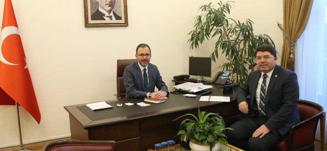 Milletvekili Tunç, Bakan Kasapoğlu’nu ziyaret etti