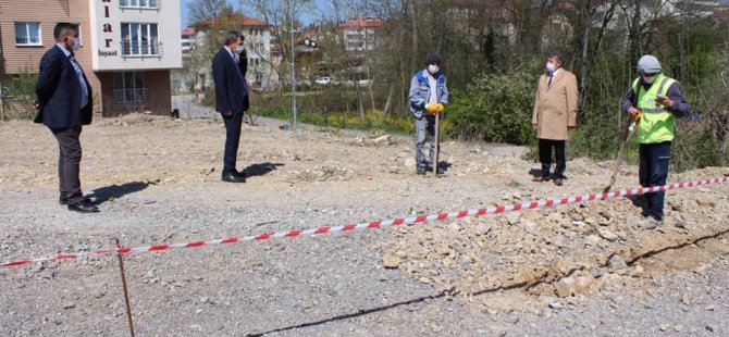 Belediye şehre bir park alanı daha kazandırıyor