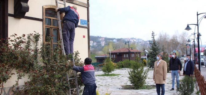 Akın, Emekliler Evi çalışmalarını inceledi