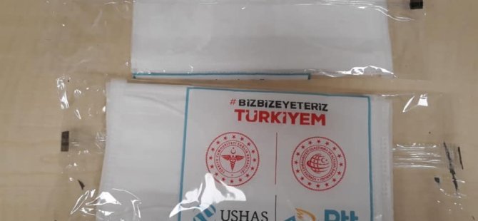 497 paket maskenin dağıtımına başlandı