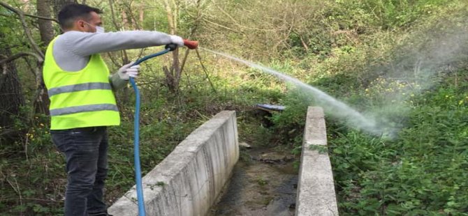 Karaköy Mahallesi’nde larva ilaçlaması