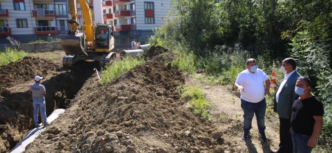 Akın, 891. Sokak’ta ki altyapı çalışmalarını inceledi