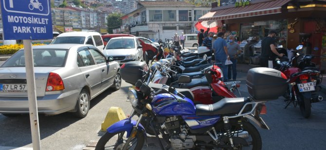 5 noktaya ücretsiz motosiklet park alanı