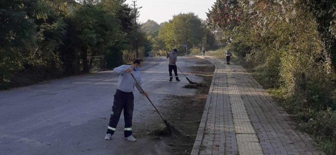 Ağdacı’da Ot Temizliği Yapıldı