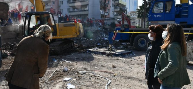 Milletvekili Bankoğlu, deprem sonrası İzmir’e gitti