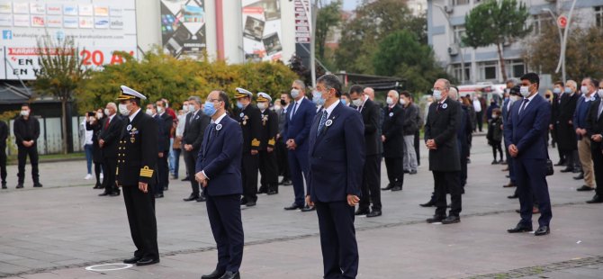 Bartın’da hayat Atatürk için durdu