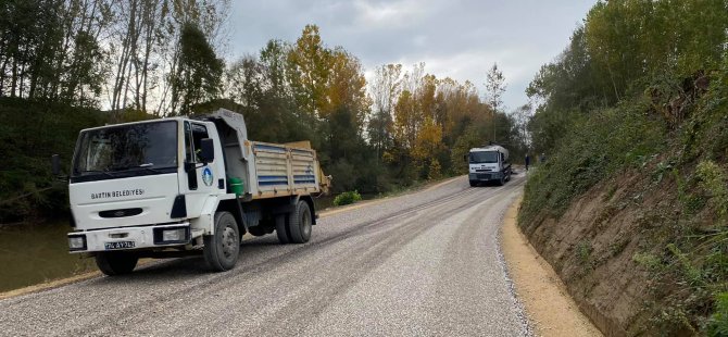 2 Noktada Sathi Asfalt Çalışması Yapıldı