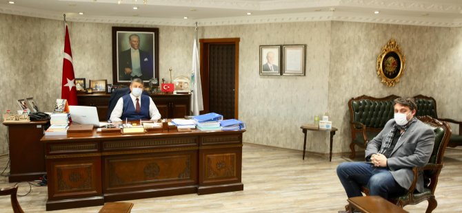 Ankara’dan Başkan Akın’a Selam Getirdi