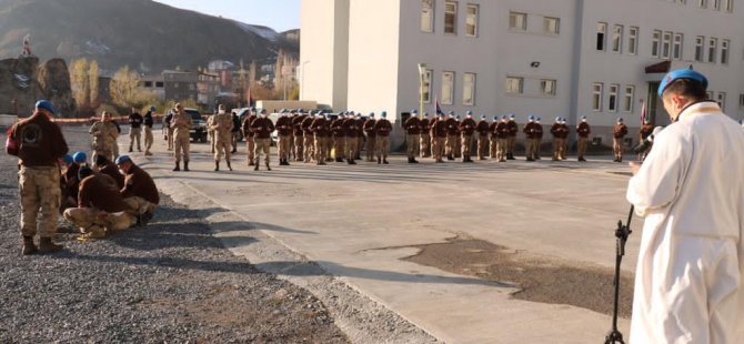 Bartınlı Şehidimiz için Hakkari’de tören düzenlendi