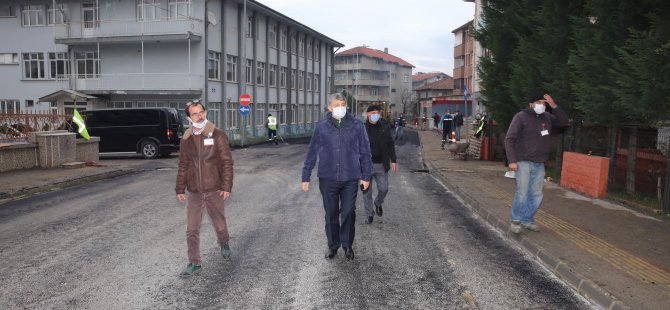 Akın, Ali Gama Sokak’ta Ki Çalışmaları İnceledi