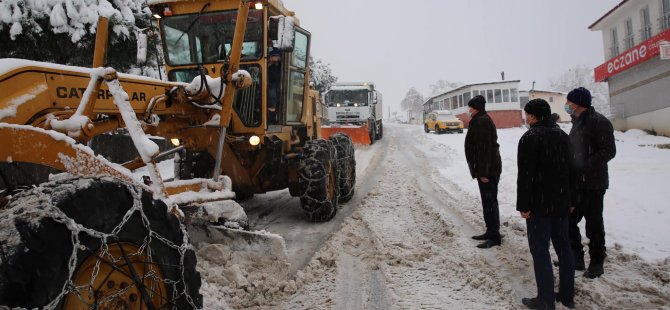 Akın, Kar Temizleme Çalışmalarını İnceledi