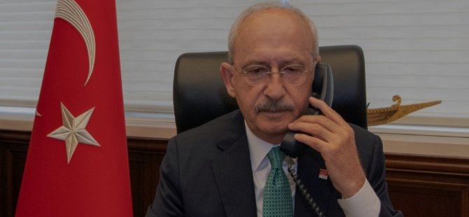 Kılıçdaroğlu, telefonla arayarak başsağlığı diledi