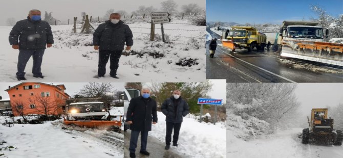 2 bin 250 km’lik yol ağında gece gündüz çalıştılar