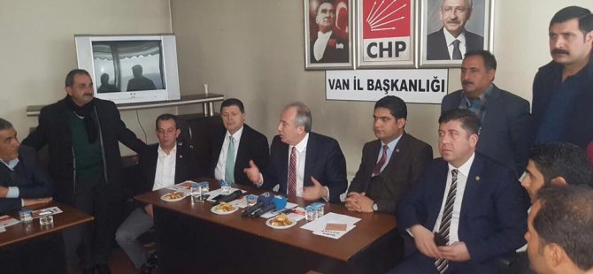 Yalçınkaya, neden hayır dediklerini Van’da anlattı