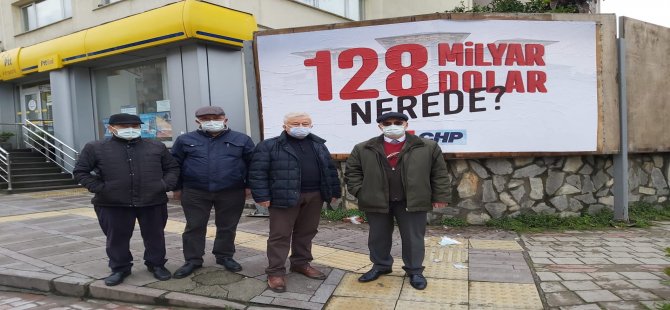 CHP'nin '128 milyar dolar nerede' afişleri kaldırıldı
