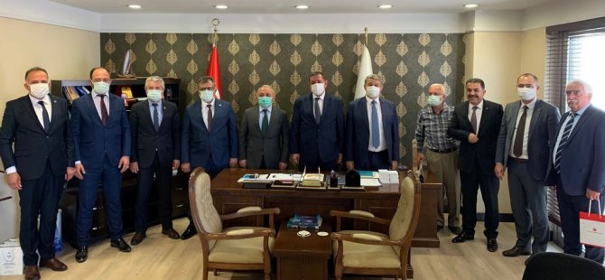 MİS Genel Başkanı Akın, Belediye Başkanlarıyla Görüştü