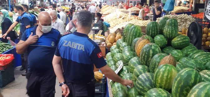 Zabıta Ekipleri Pazarda Etiket Ve Fiyat Kontrolü Yaptı