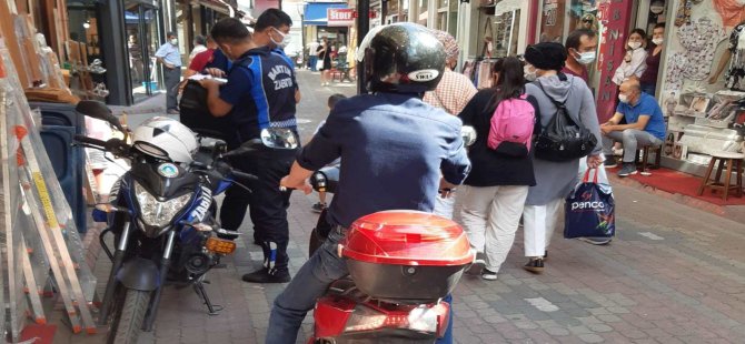 Trafiğe Kapalı Caddelerde Motosiklet Denetimi