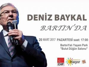 CHP eski Genel Başkanı Baykal Bartın’a geliyor
