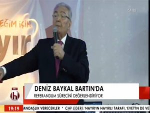 Baykal’ın konuşmasını Halk TV canlı yayınladı