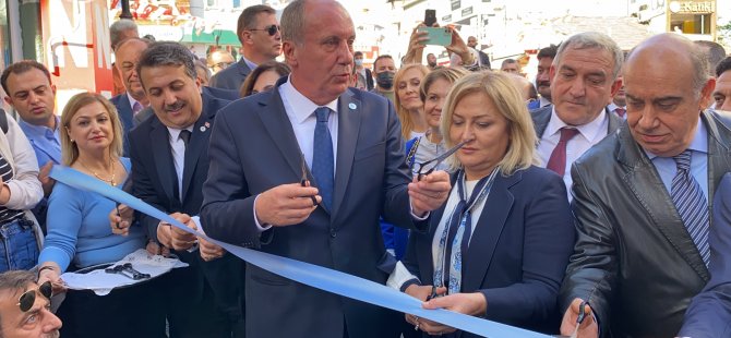 Muharrem İnce, Bartın’da Partisinin İl Başkanlığını Açtı