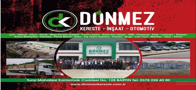 Dönmez Kereste-Ahşap Sanayi'nden Yeni Yıl Mesajı