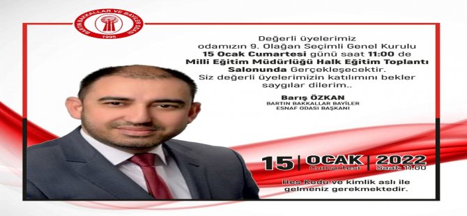 Özkan Başkan Adaylığını Açıkladı