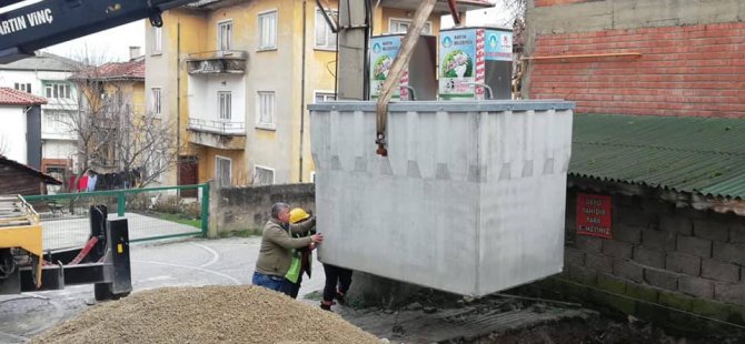 640. Sokak’ta Çöp Konteynerleri Yeraltına Alındı